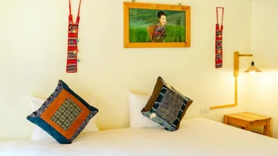 Chambre Familiale avec Vue sur la Montagne — Sapa Eco Homestay